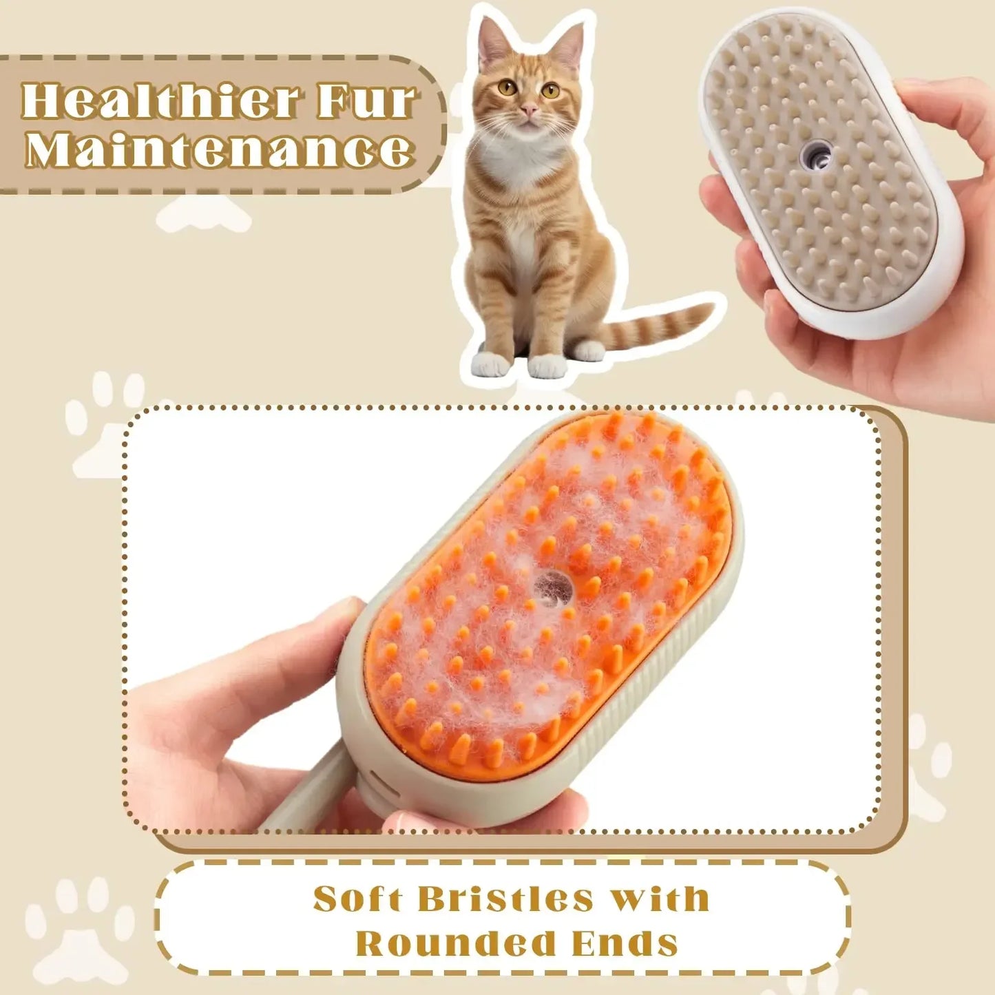 MistGroom Pro Pet Brush