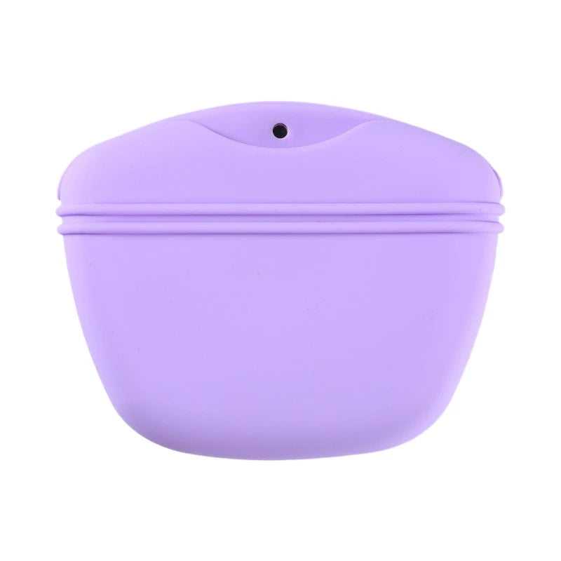 Magnetic Silicone Pet Treat Pouch - Hands-Free Training Bag