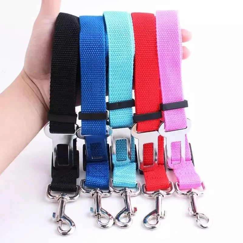 Heavy-Duty Adjustable Pet Car Seat Belt