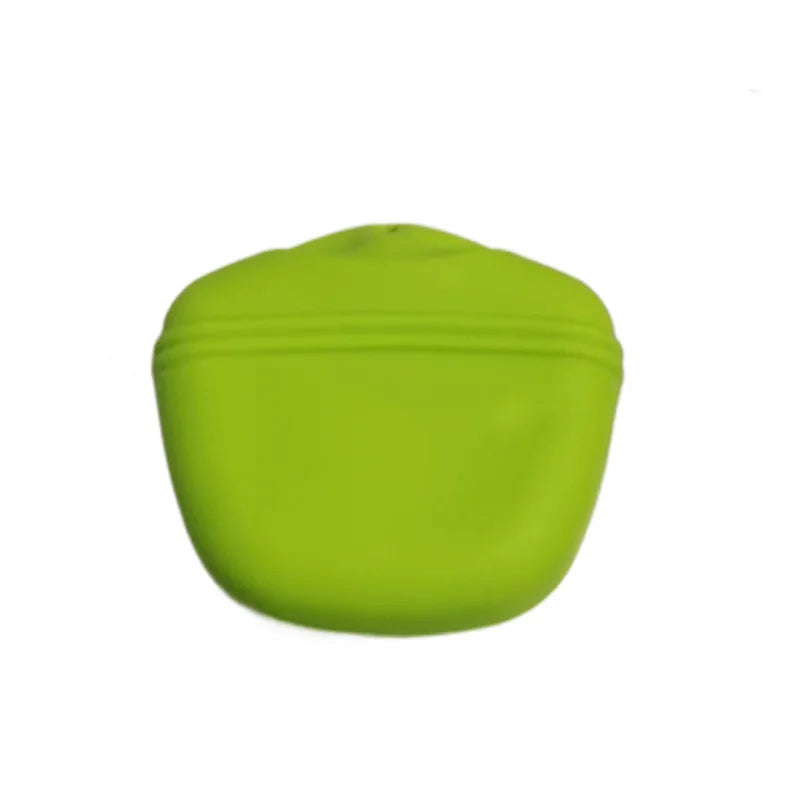 Magnetic Silicone Pet Treat Pouch - Hands-Free Training Bag