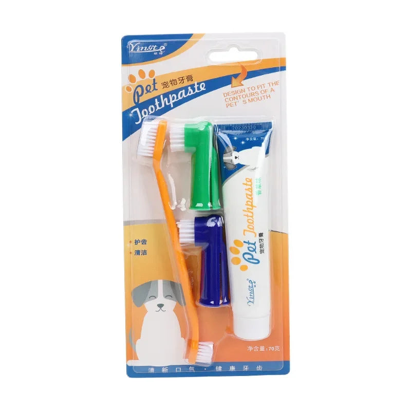 Fresh Breath Pet Oral Care Kit - Toothbrush & Paste Set