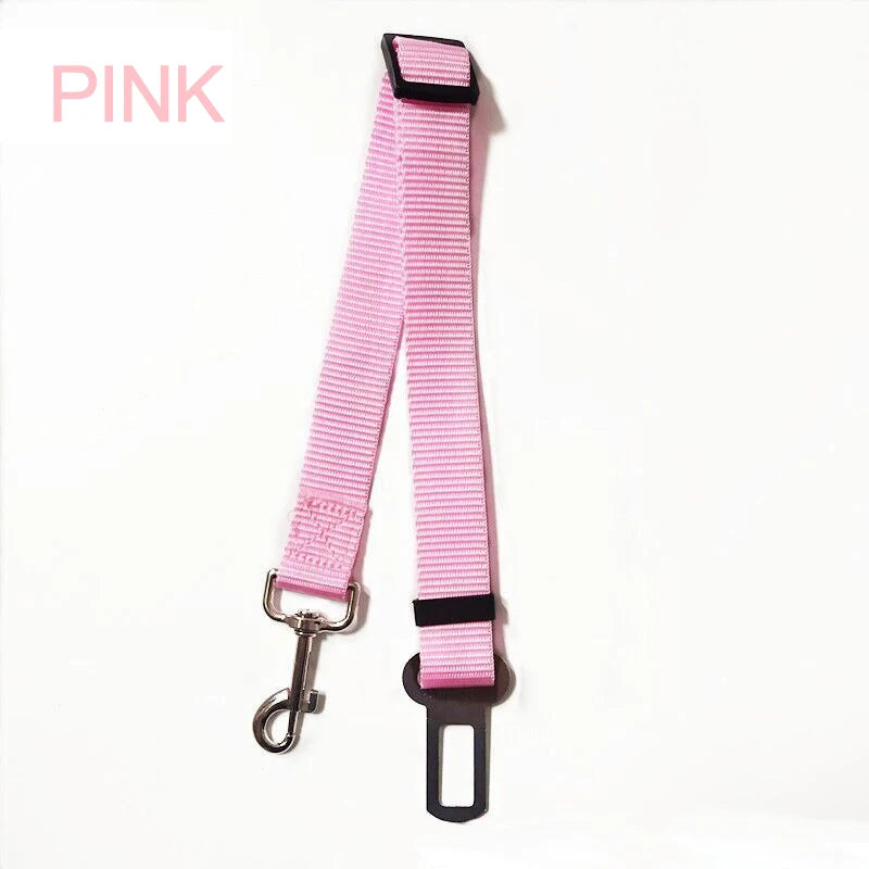 Heavy-Duty Adjustable Pet Car Seat Belt