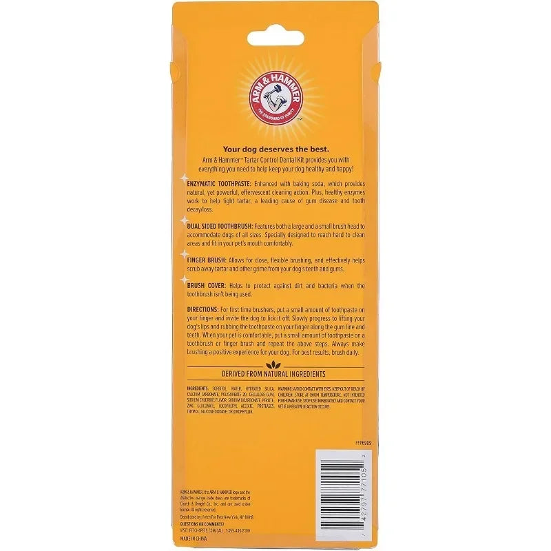Fresh Breath Pet Oral Care Kit - Toothbrush & Paste Set