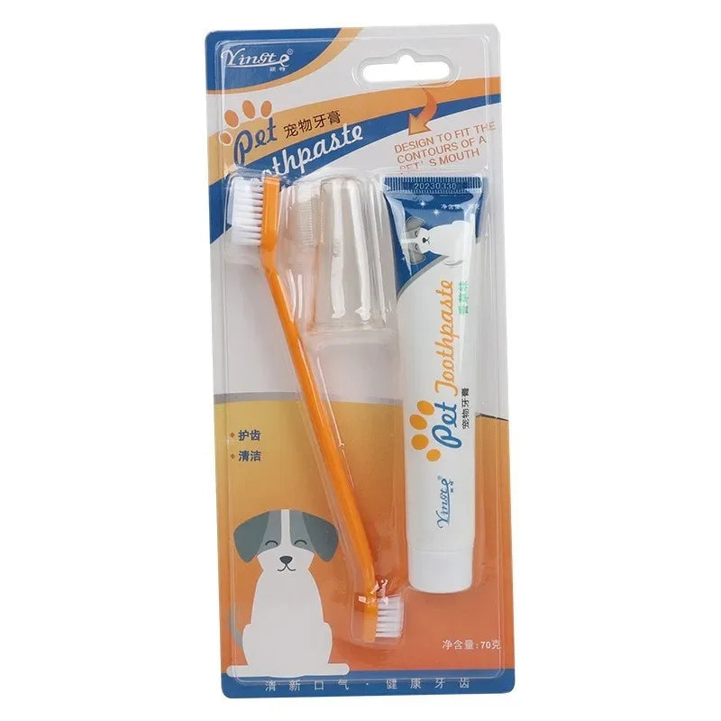 Fresh Breath Pet Oral Care Kit - Toothbrush & Paste Set