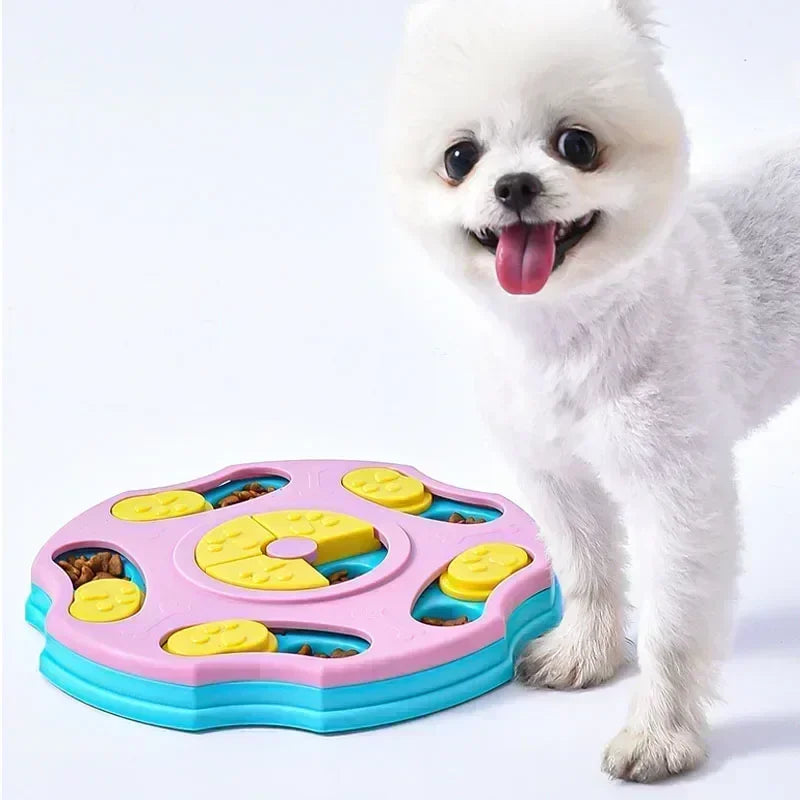 Interactive Pet Puzzle Toy - IQ Training & Slow Feeder