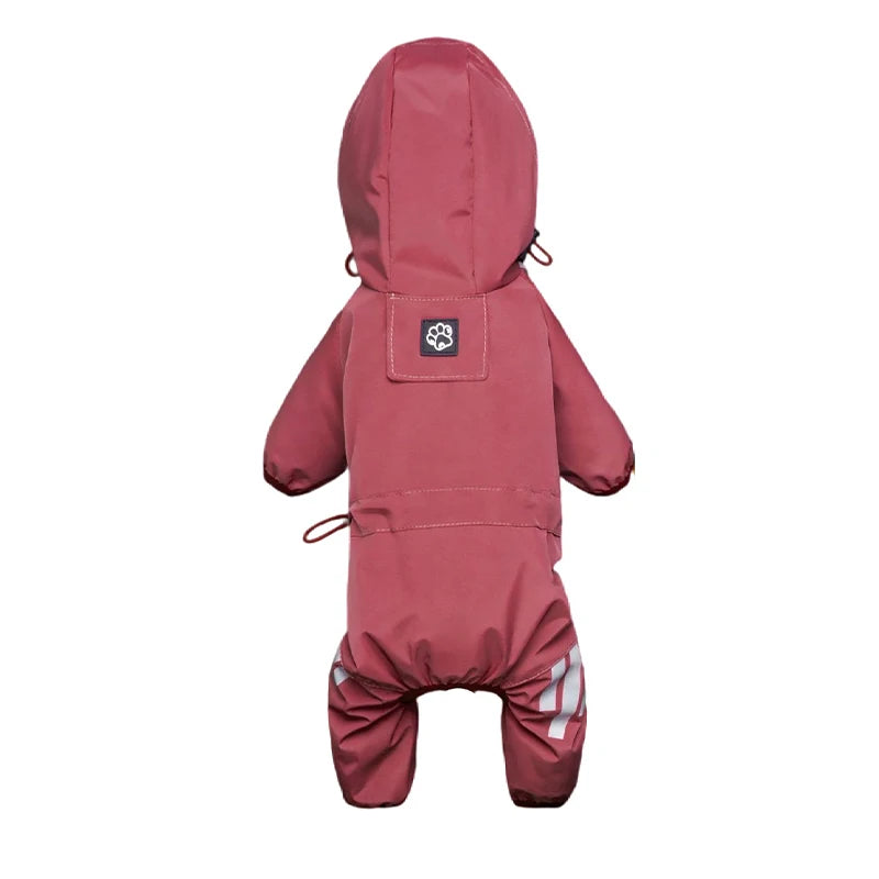 Full-Body Reflective Waterproof Dog Raincoat