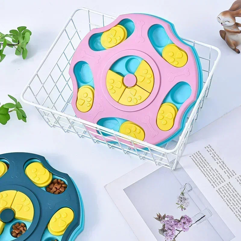 Interactive Pet Puzzle Toy - IQ Training & Slow Feeder