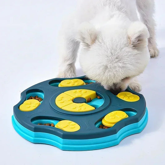 Interactive Pet Puzzle Toy - IQ Training & Slow Feeder