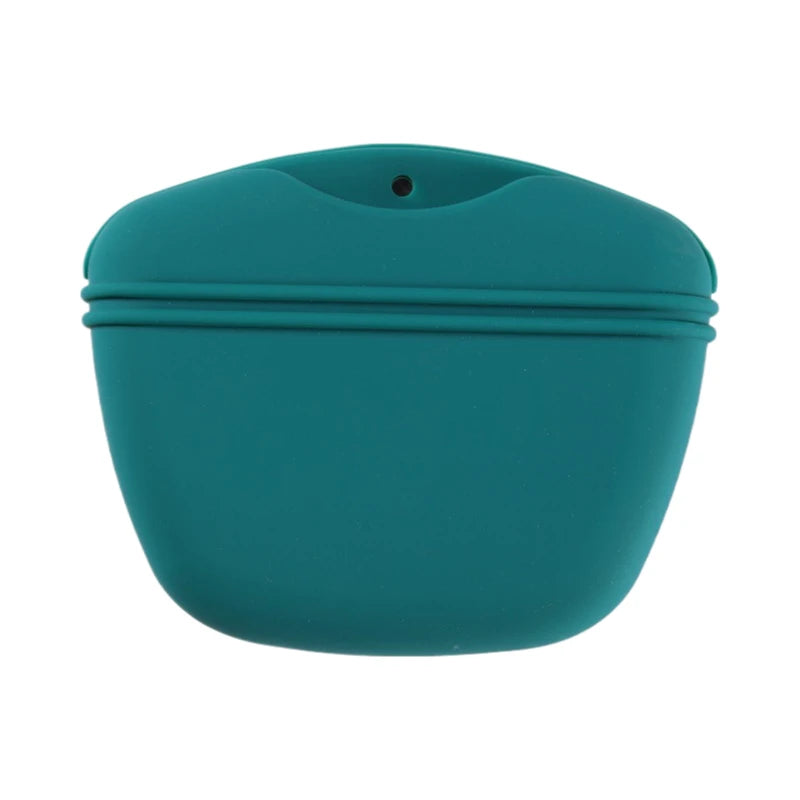 Magnetic Silicone Pet Treat Pouch - Hands-Free Training Bag