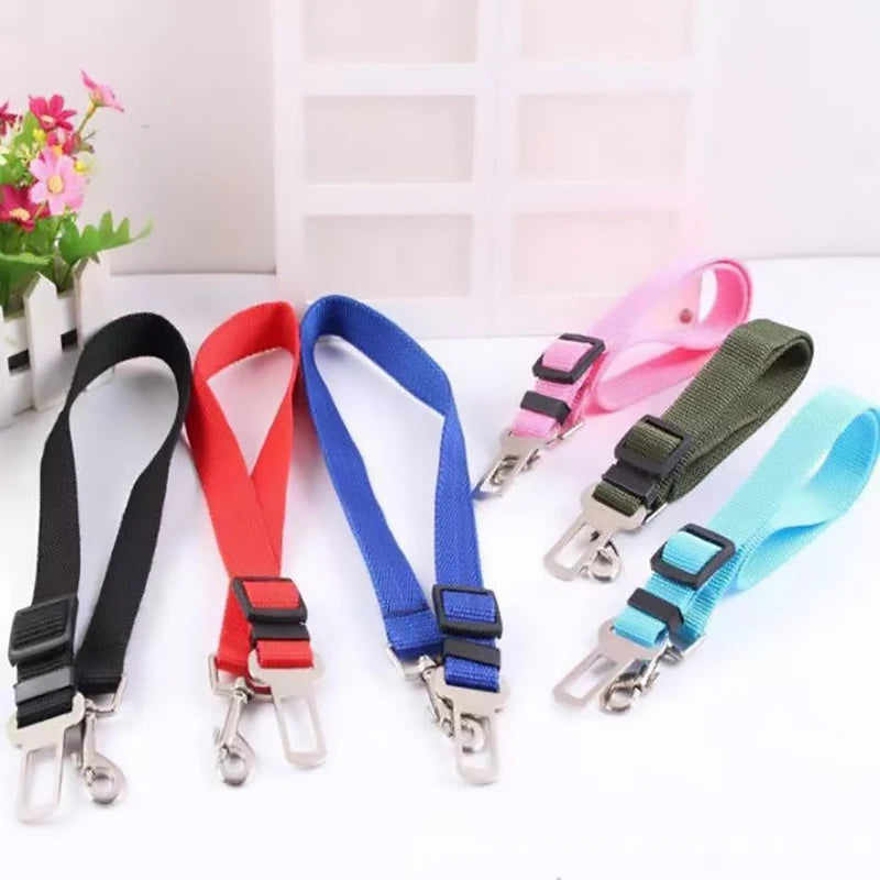 Heavy-Duty Adjustable Pet Car Seat Belt