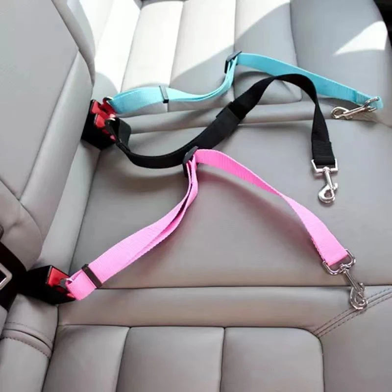Heavy-Duty Adjustable Pet Car Seat Belt
