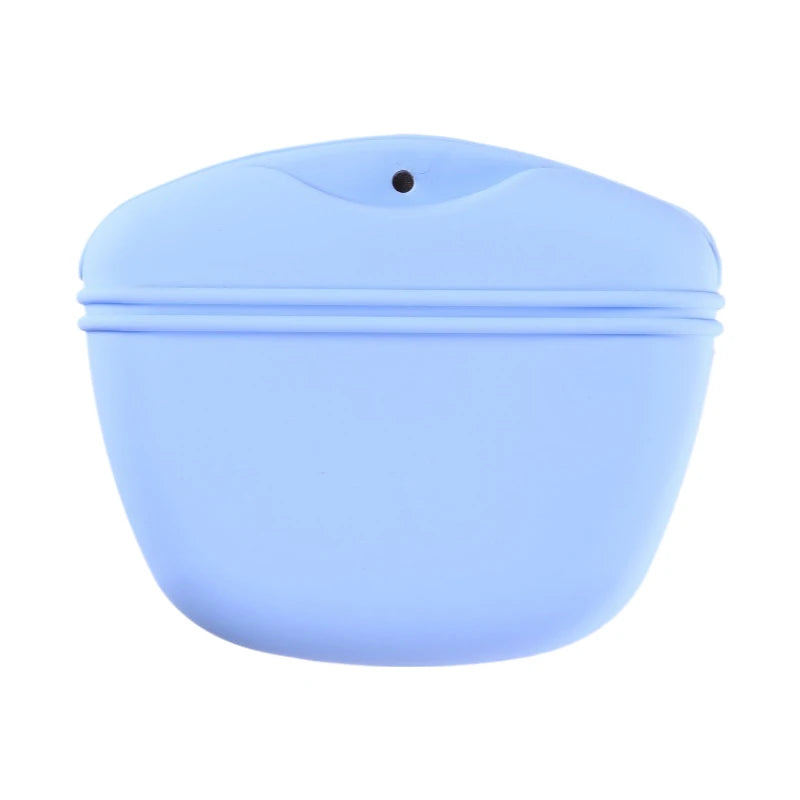 Magnetic Silicone Pet Treat Pouch - Hands-Free Training Bag