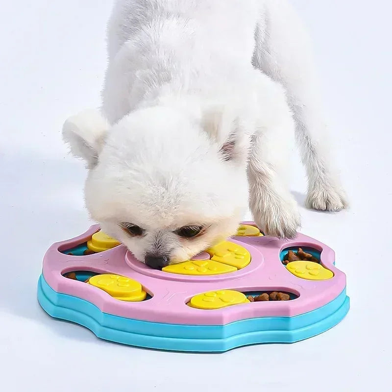 Interactive Pet Puzzle Toy - IQ Training & Slow Feeder