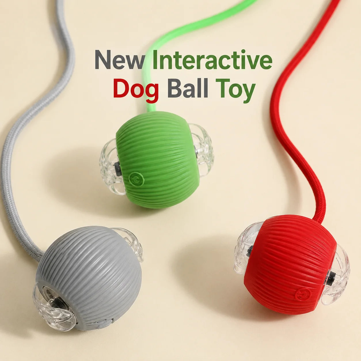 Smart Interactive Obstacle-Avoidance Dog Ball Toy